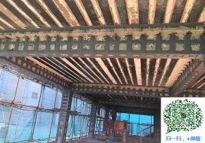 满城梁柱包钢加固
